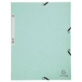 Exacompta Aquarel A4 Folder 3 Flap Green by Exacompta at Cult Pens