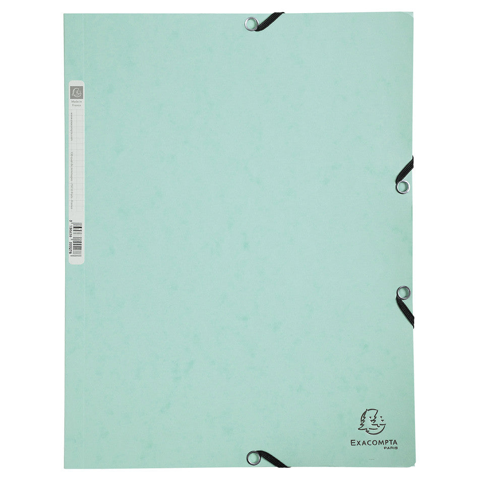 Exacompta Aquarel A4 Folder 3 Flap Green by Exacompta at Cult Pens