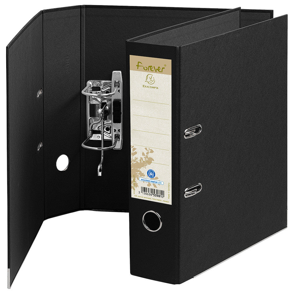 Exacompta Forever Prem'Touch Lever Arch Folder A4 Black by Exacompta at Cult Pens