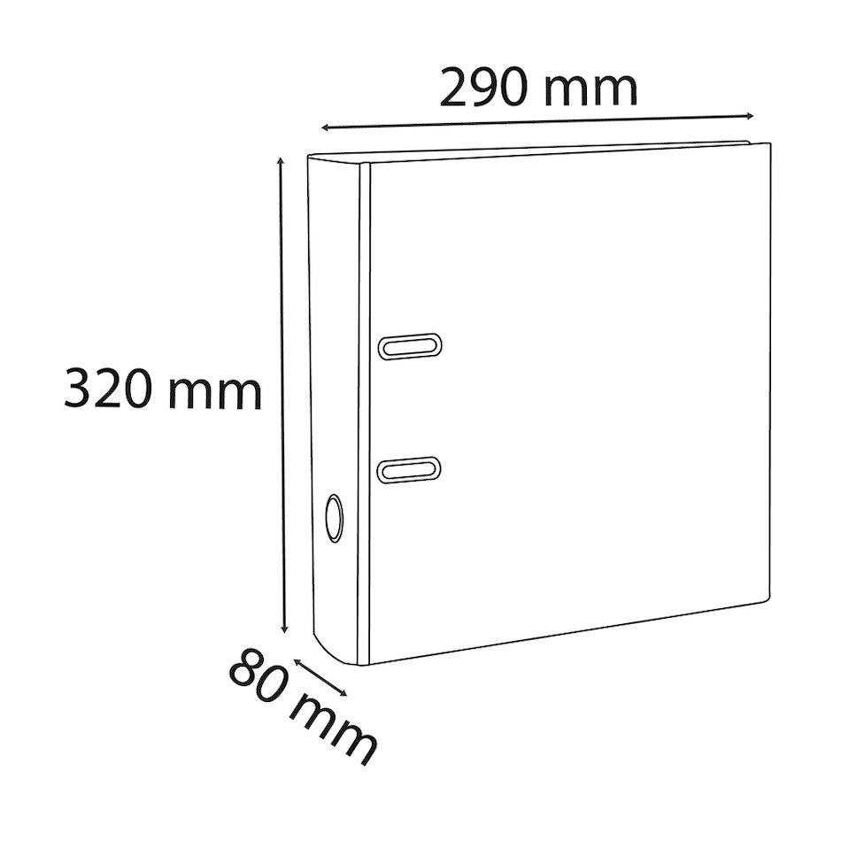 Exacompta Forever Prem'Touch Lever Arch Folder A4 Black by Exacompta at Cult Pens