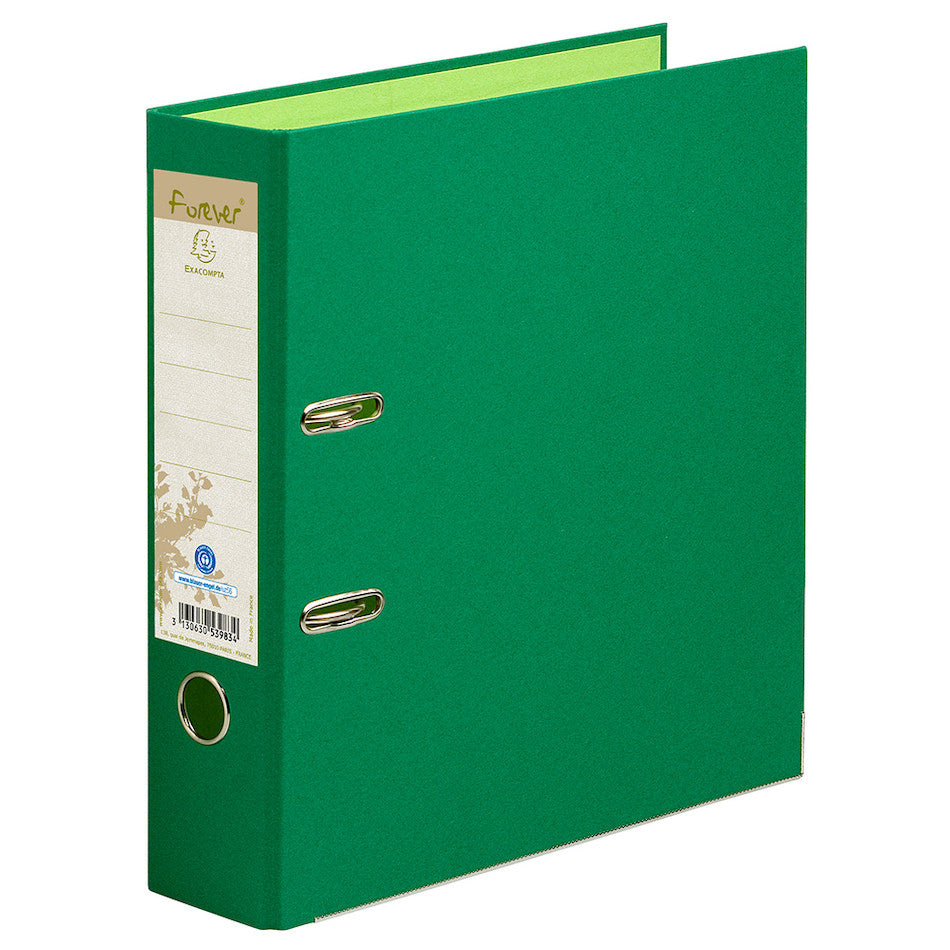 Exacompta Forever Prem'Touch Lever Arch Folder A4 Green by Exacompta at Cult Pens