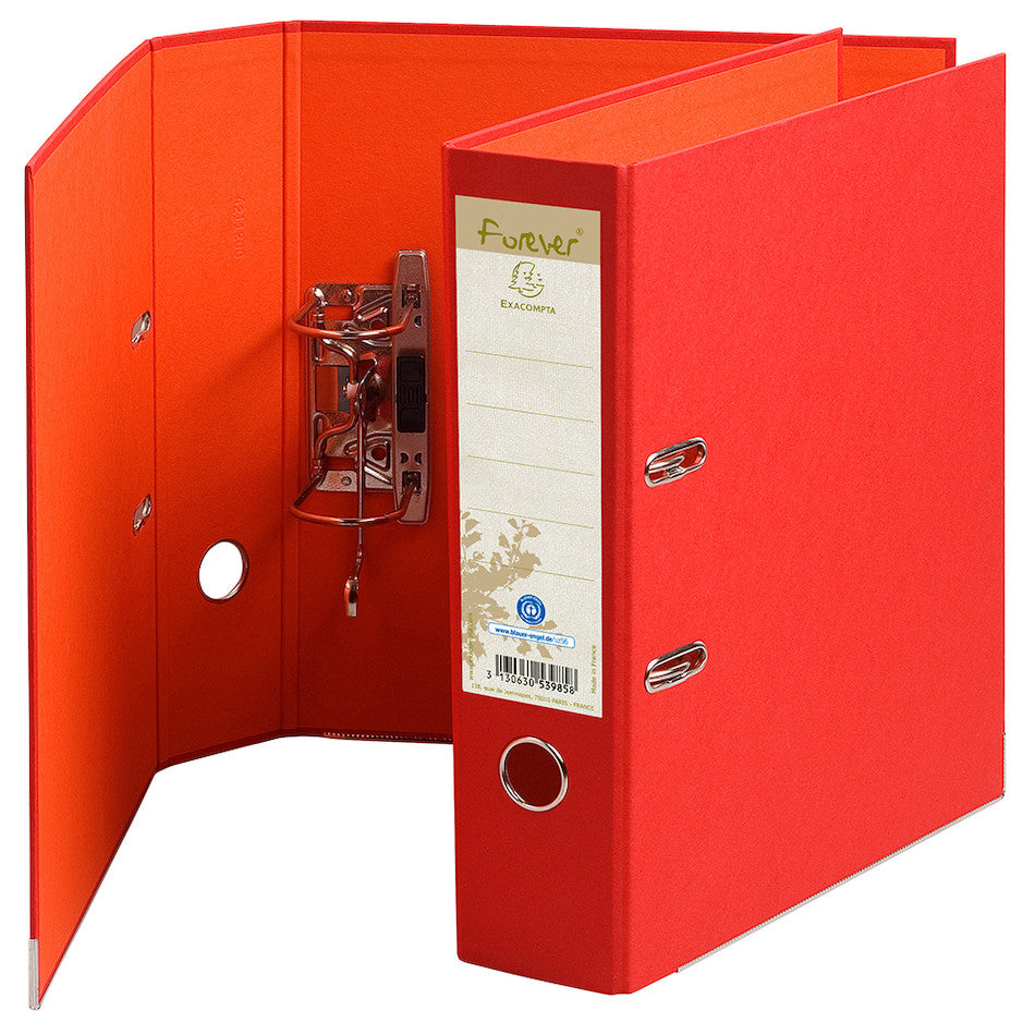 Exacompta Prem’Touch Iderama Hefboommap A4 – 70 Mm Rug, 75 Mm Mechanisme, Rode Kleur, Tot 500 Vel, FSC-gecertificeerd