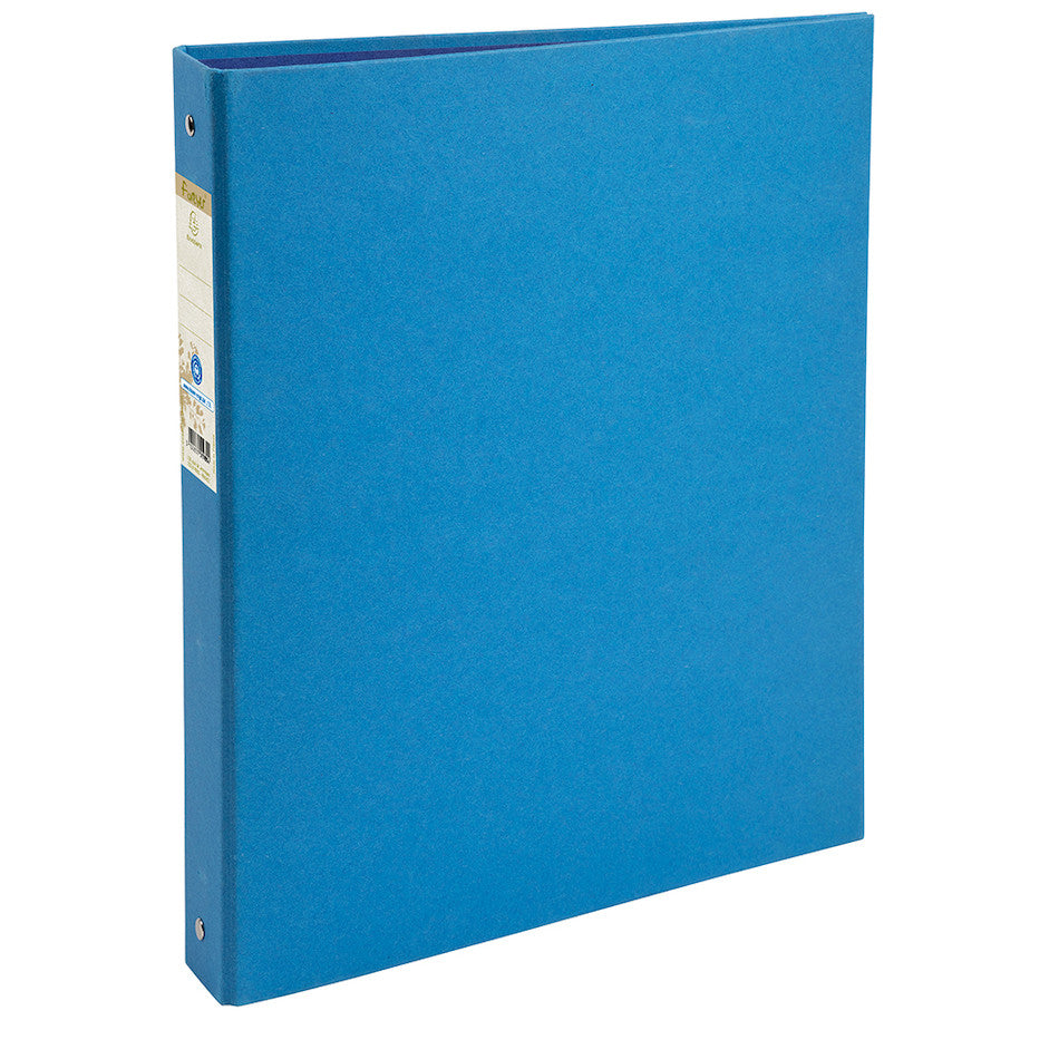 Exacompta Forever 100% Recycled Rolled Binder 4 Ring Folder Blue by Exacompta at Cult Pens