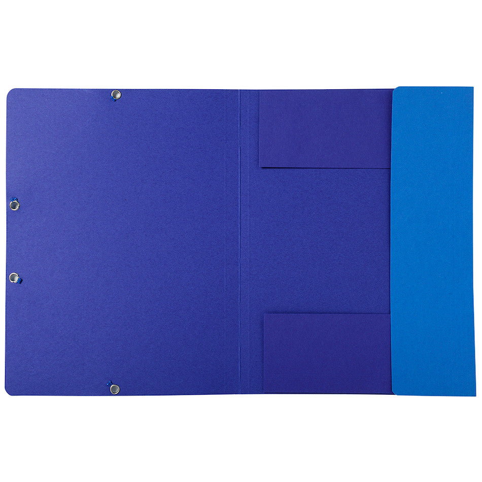 Exacompta Forever Folder 3 Flap Elastic A4 Blue by Exacompta at Cult Pens