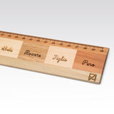 Fabriano Righello Mix Essenze 9 Wood Ruler by Fabriano at Cult Pens