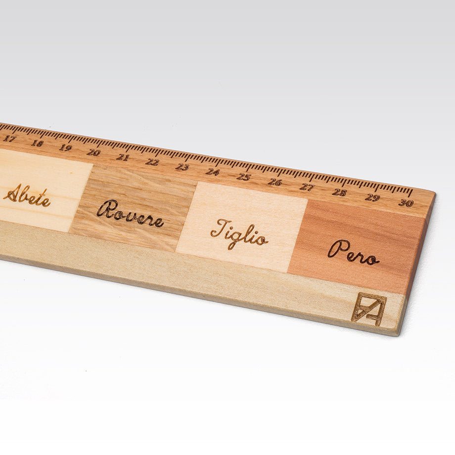 Fabriano Righello Mix Essenze 9 Wood Ruler