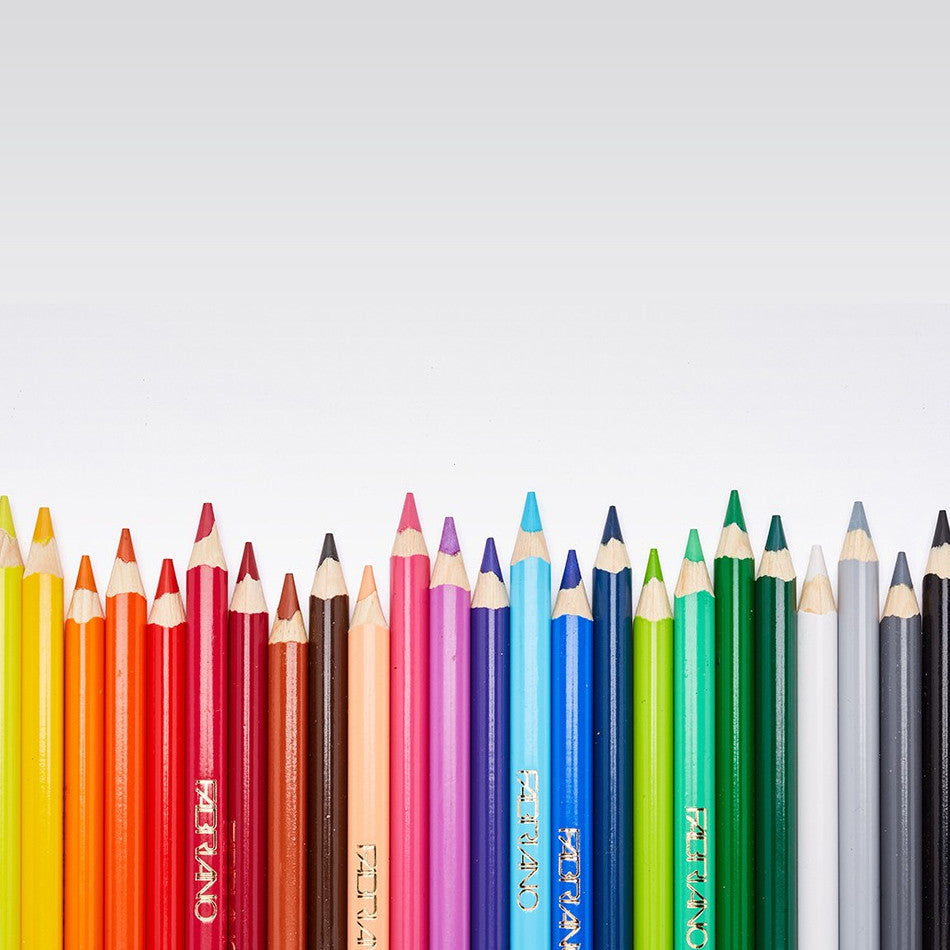 Fabriano Pastelli Acquerello Watercolour Pencil Box of 24 by Fabriano at Cult Pens