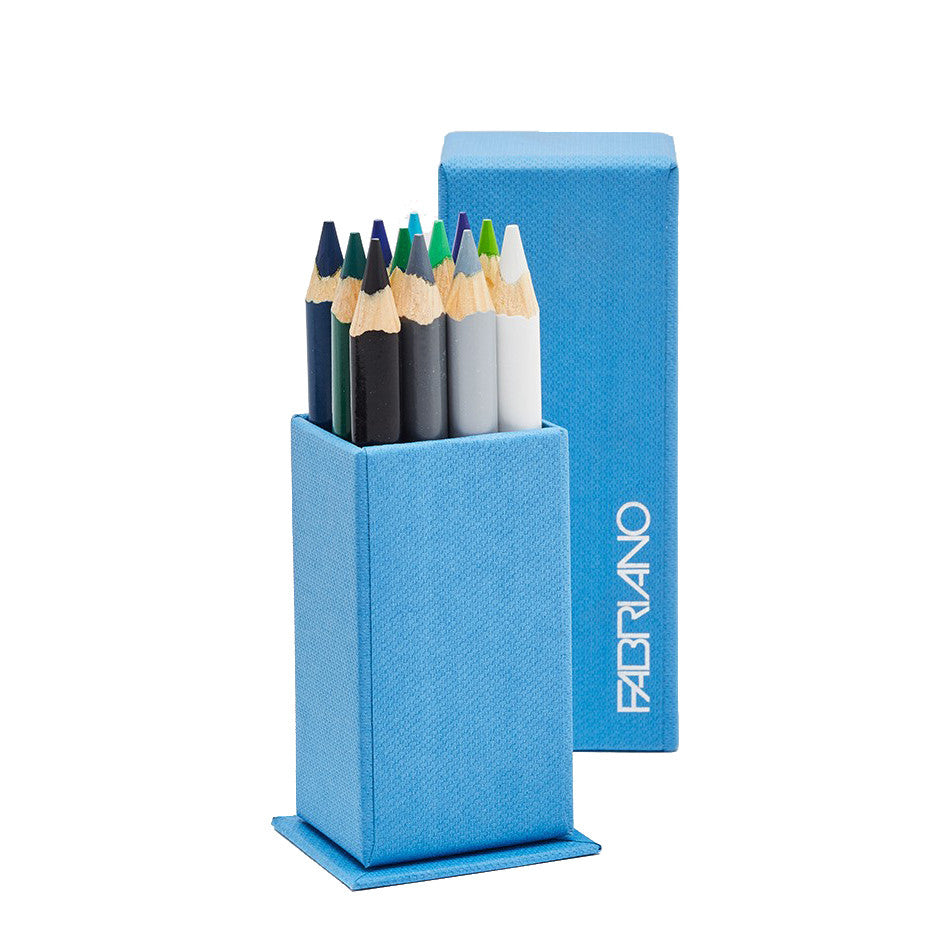 Fabriano Pastelli Acquerello Watercolour Pencil Box of 12 Cool by Fabriano at Cult Pens