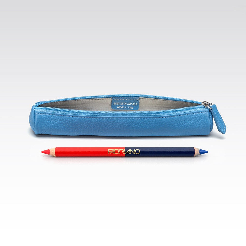 Fabriano Portapenne Tubino Pen Case Small Blue by Fabriano at Cult Pens