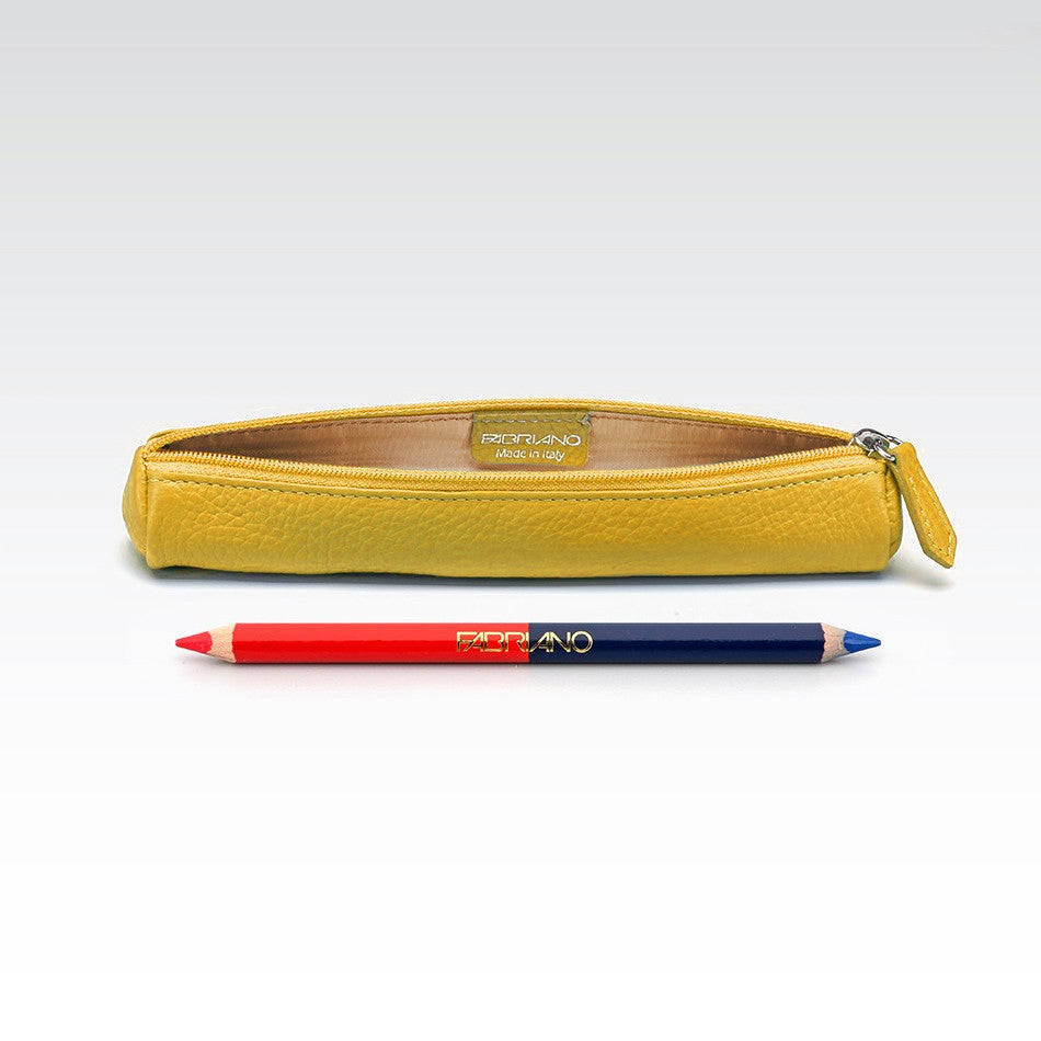 Fabriano Portapenne Tubino Pen Case Small Yellow by Fabriano at Cult Pens