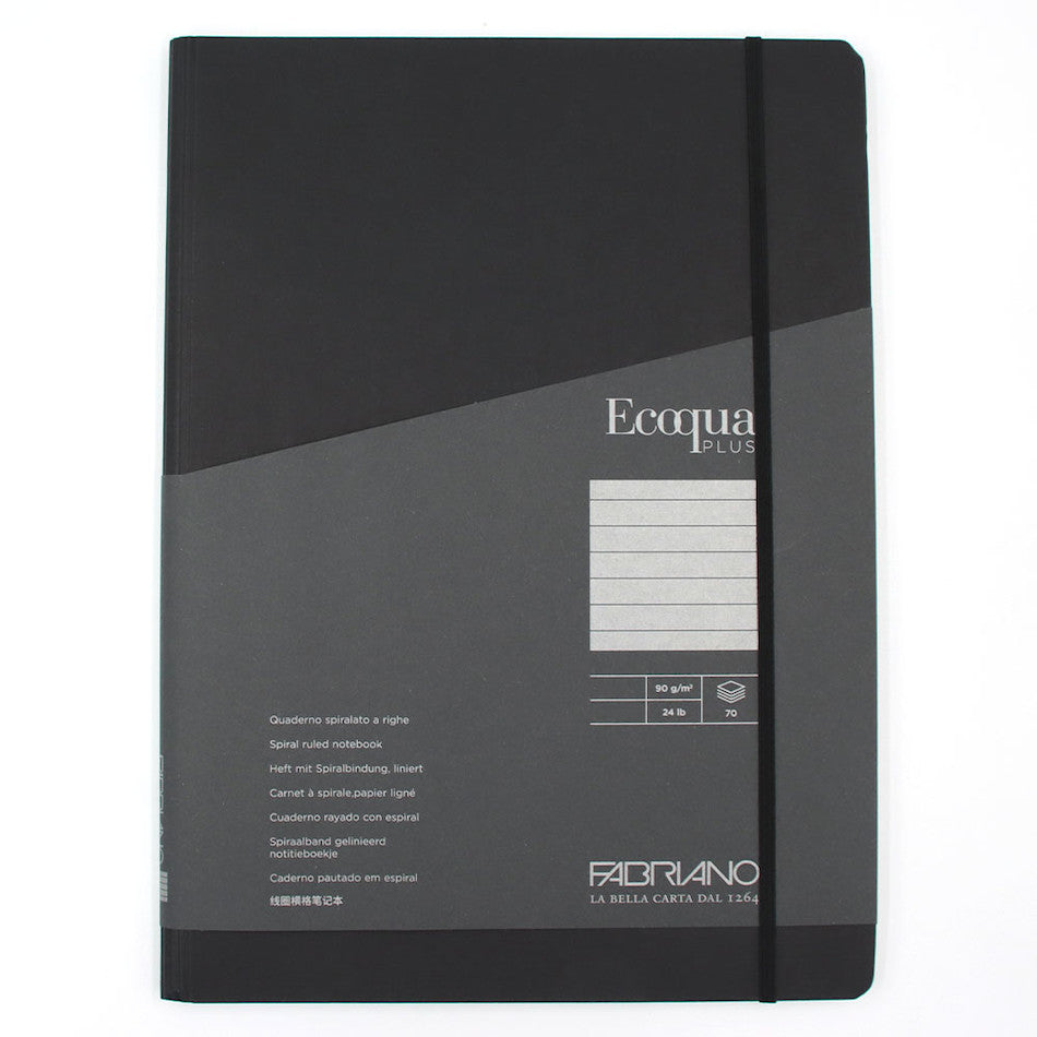 Fabriano EcoQua Plus Hidden Spiral Notebook A5 by Fabriano at Cult Pens