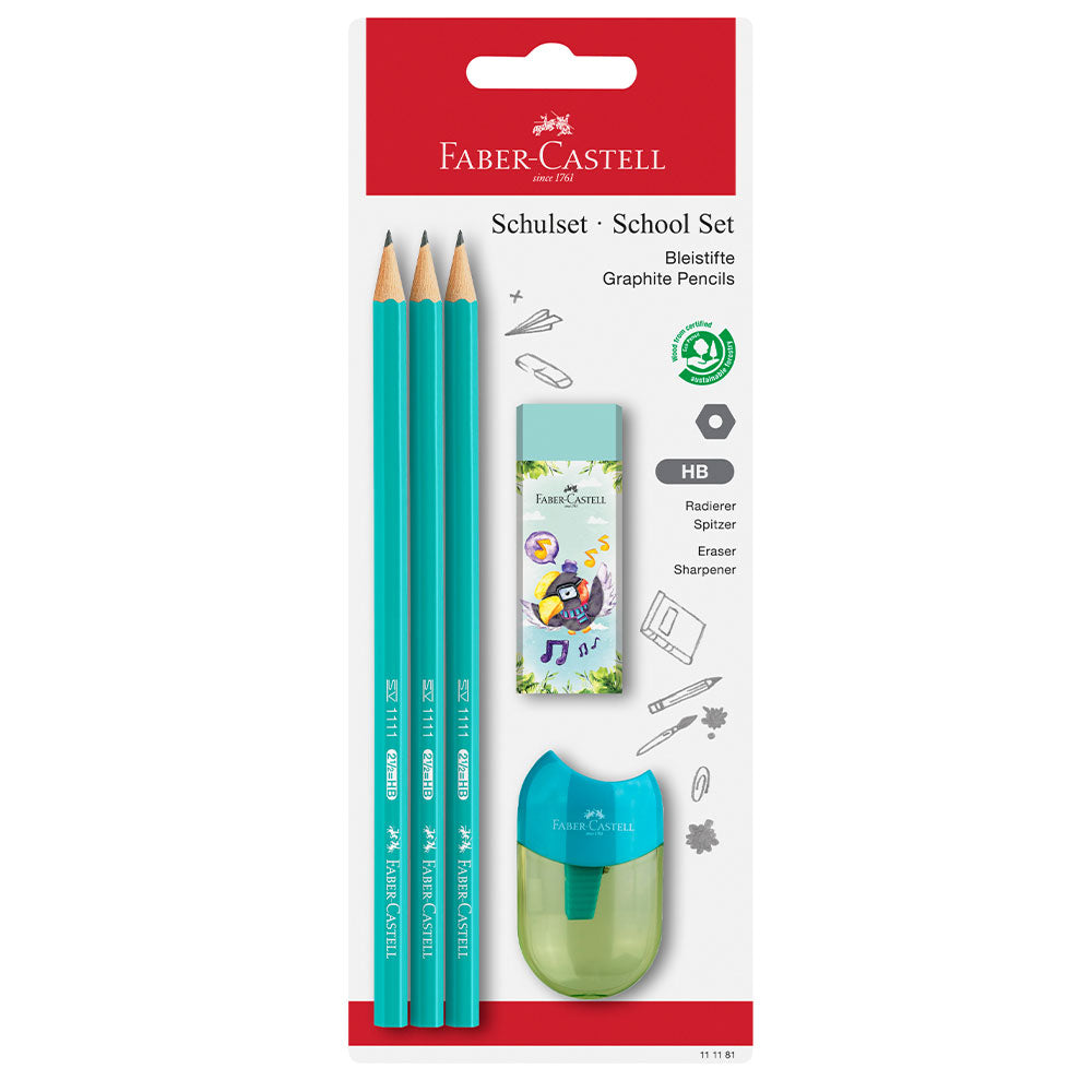 Faber-Castell 1111 Graphite Pencil School Set by Faber-Castell at Cult Pens