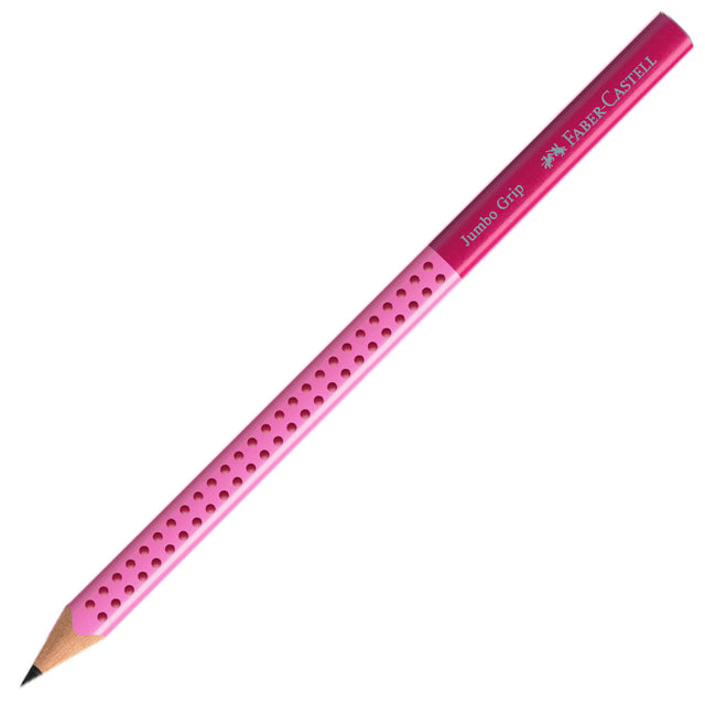Pink Graphite Faber-Castell Jumbo Grip Graphite Pencil Set of 36 Rose/Pink