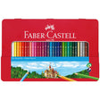 Faber-Castell Hexagonal Colouring Pencils Tin of 36 by Faber-Castell at Cult Pens