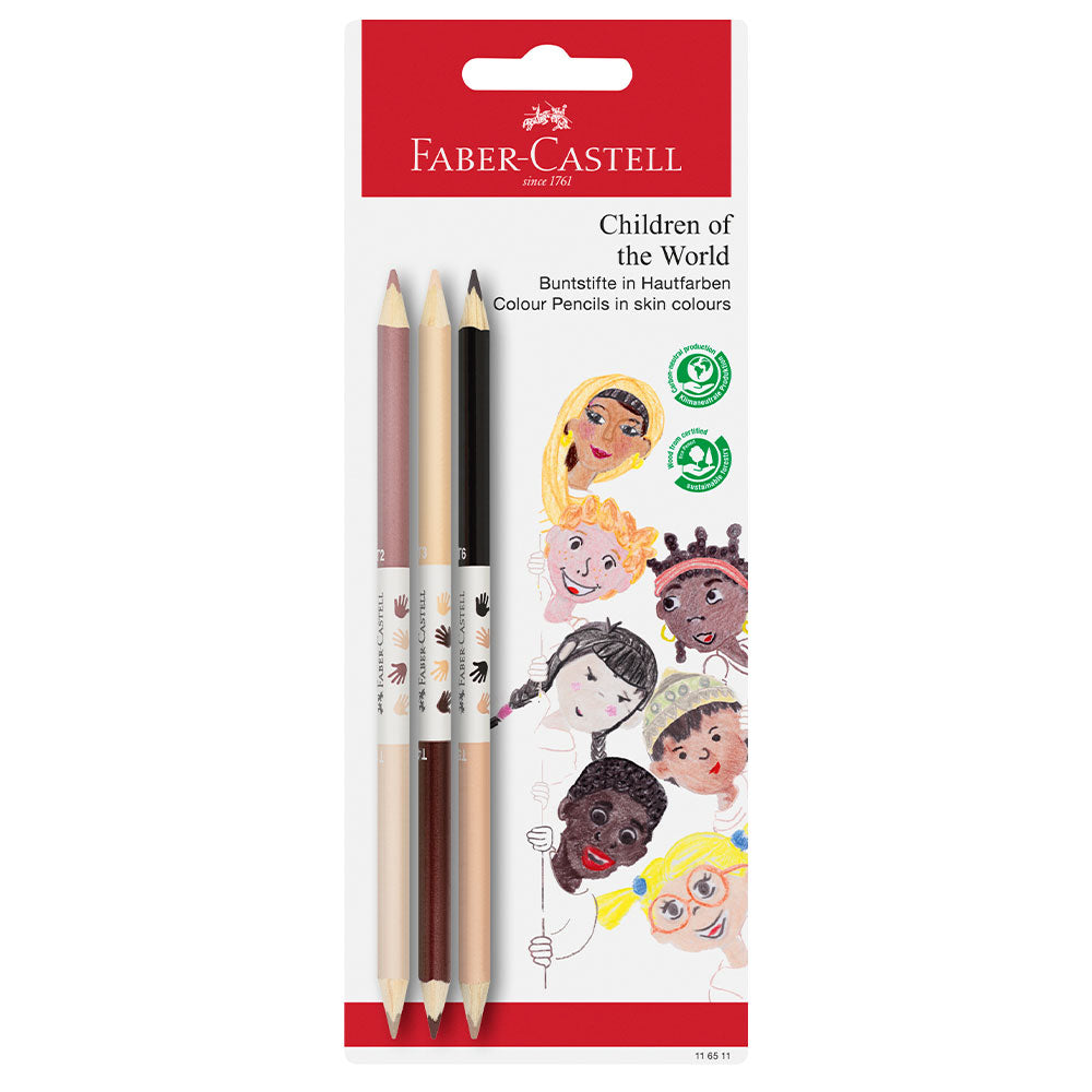 Faber-Castell Children of The World Colour Colouring Pencils by Faber-Castell at Cult Pens