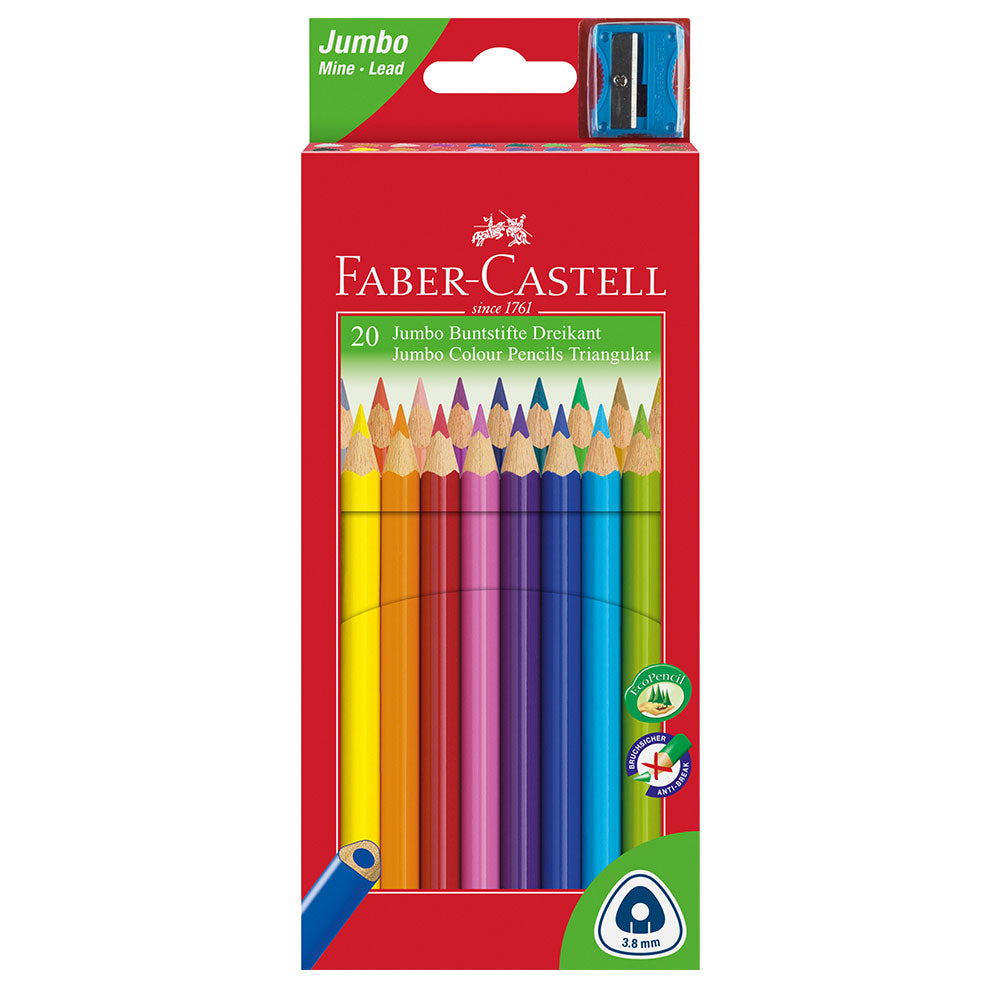 Faber-Castell Junior Colouring Pencils Set of 20 by Faber-Castell at Cult Pens