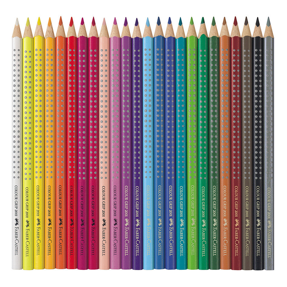 Faber-Castell Colour Grip Pencils Tin of 24 by Faber-Castell at Cult Pens