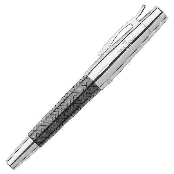 Faber-Castell e-motion Rollerball Pen Parquet Black by Faber-Castell at Cult Pens