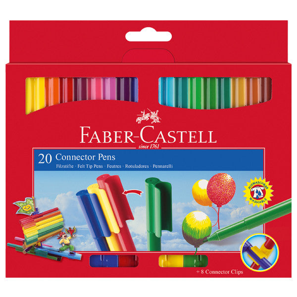 Faber-Castell Connector Pens Set of 20 by Faber-Castell at Cult Pens