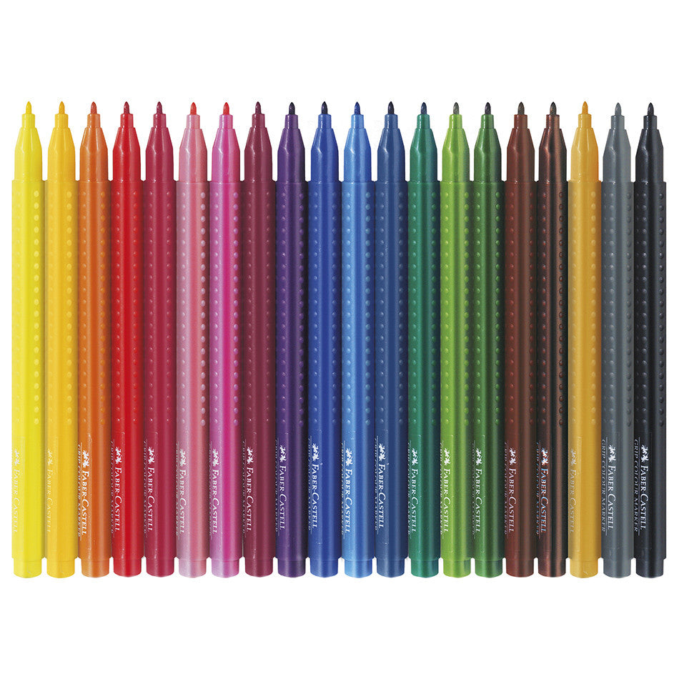 Faber-Castell Grip Colour Marker Pens Set of 20 by Faber-Castell at Cult Pens