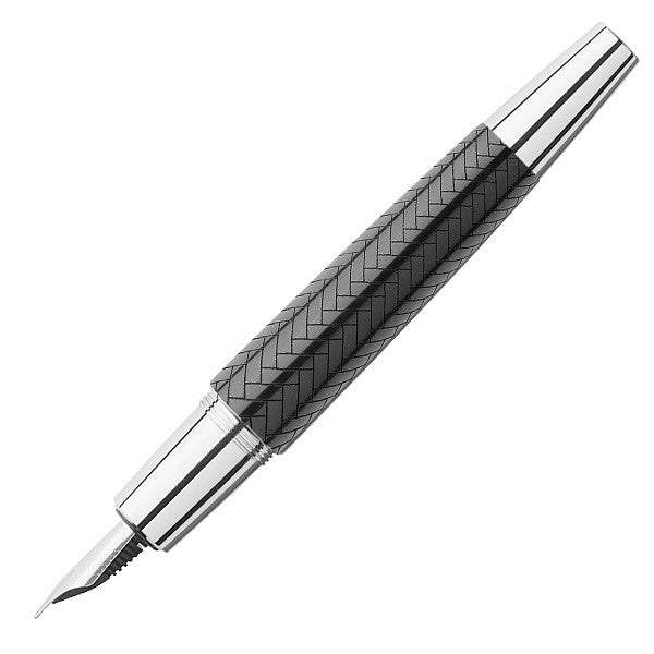 Faber-Castell e-motion Fountain Pen Parquet Black by Faber-Castell at Cult Pens