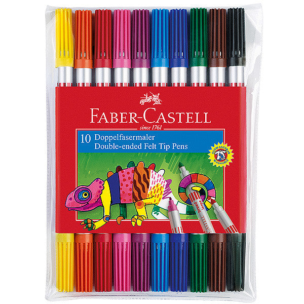 Faber-Castell Double-Ended Fibre-Tip Colouring Pens by Faber-Castell at Cult Pens