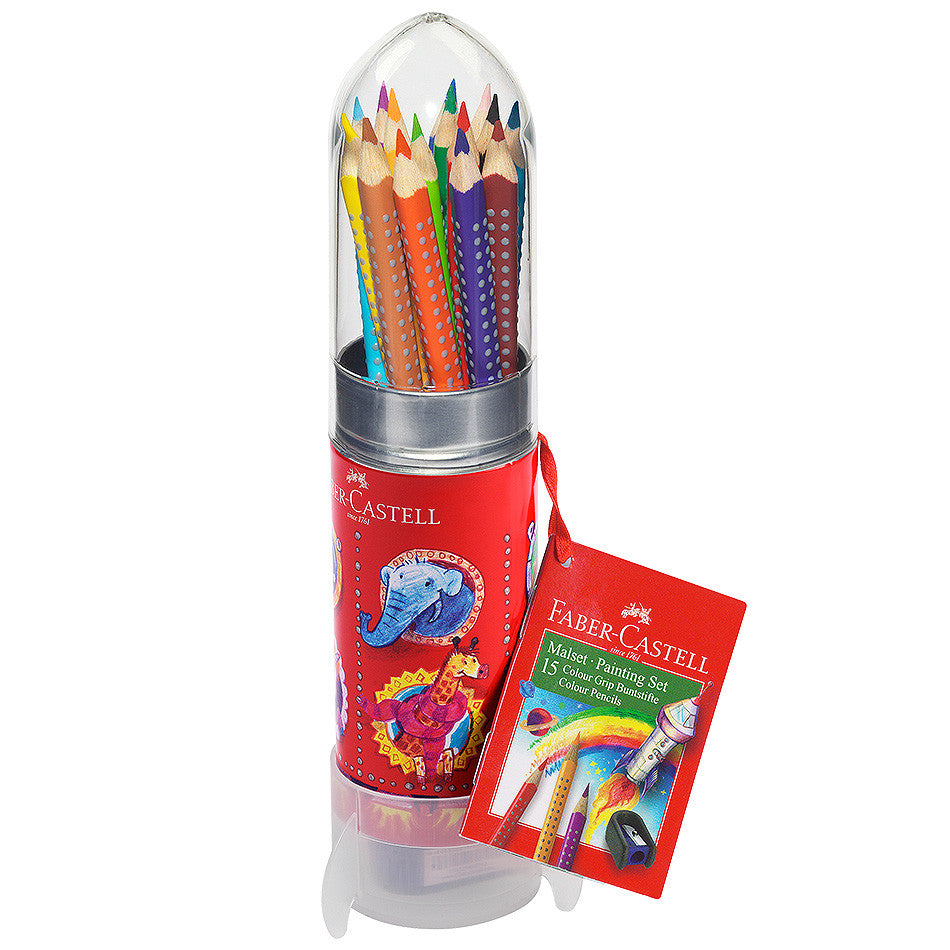 Faber-Castell Matita colorata Grippy + temperino 6SZ Faber-Castell Matita colorata Grippy + temperino 6SZ