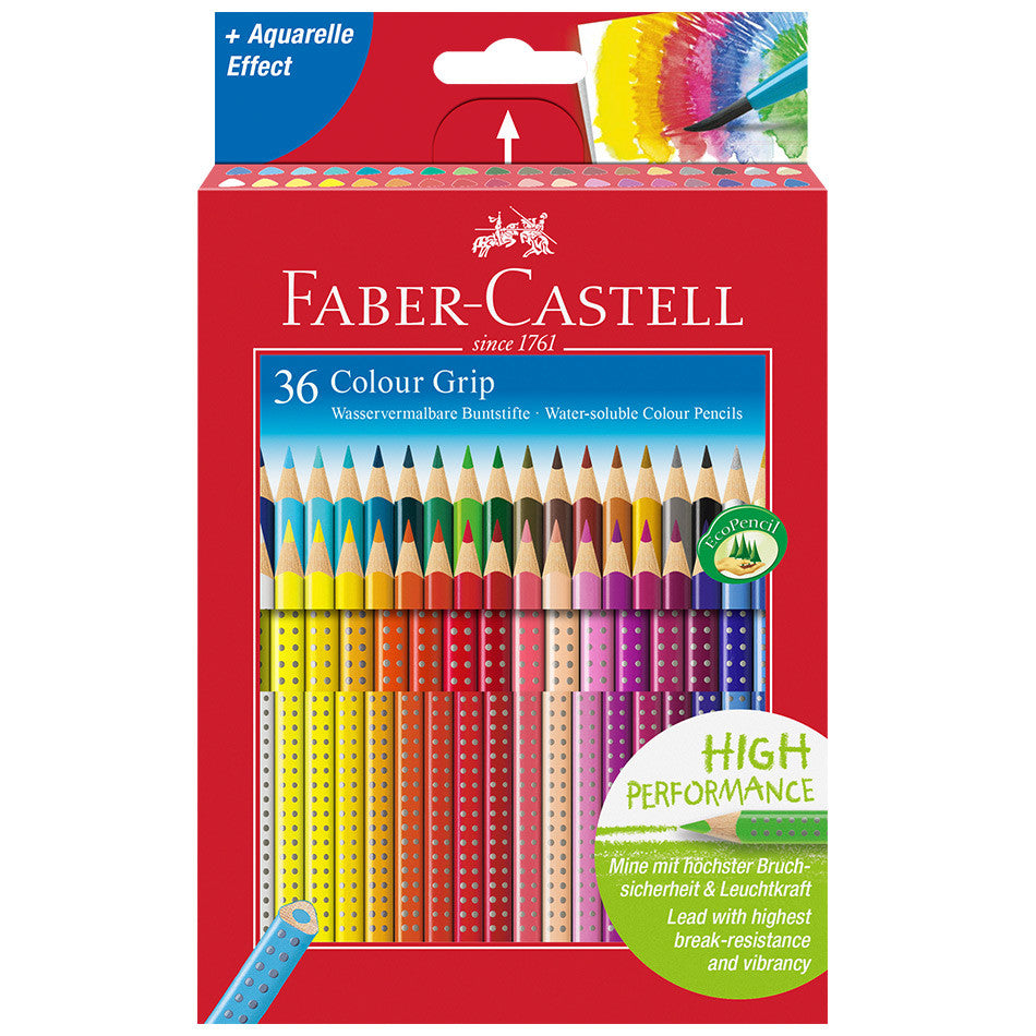Faber-Castell Colour Grip Pencils Box of 36 by Faber-Castell at Cult Pens