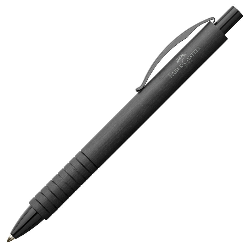 Faber-Castell Essentio Aluminium Ballpoint Pen Black by Faber-Castell at Cult Pens