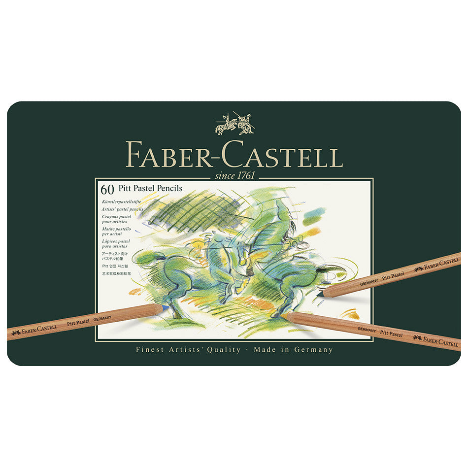 Faber-Castell Pitt Pastel Pencils Set of 60 by Faber-Castell at Cult Pens