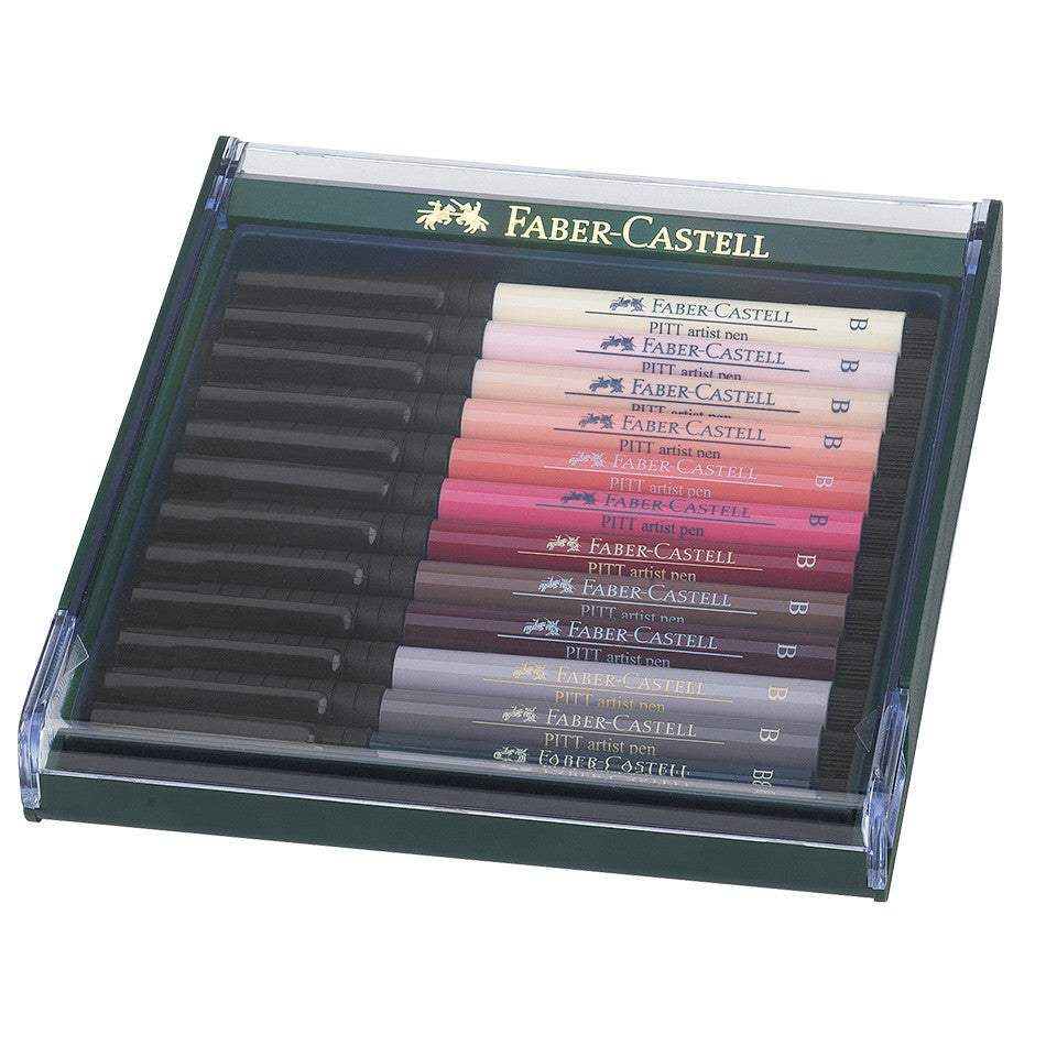 Faber-Castell Pitt Artist Brush Pen Set of 12 by Faber-Castell at Cult Pens