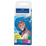 Faber-Castell Pitt Artist Pen Brush Manga Set of 6 by Faber-Castell at Cult Pens