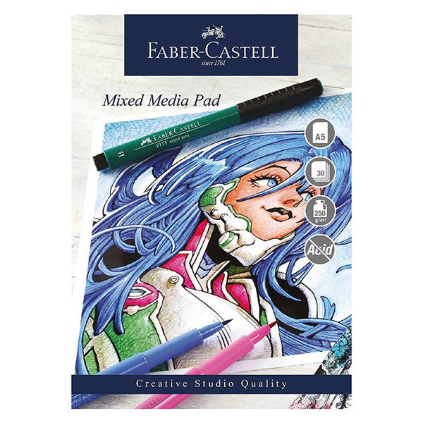Faber-Castell Creative Studio Mixed Media Pad A5 by Faber-Castell at Cult Pens