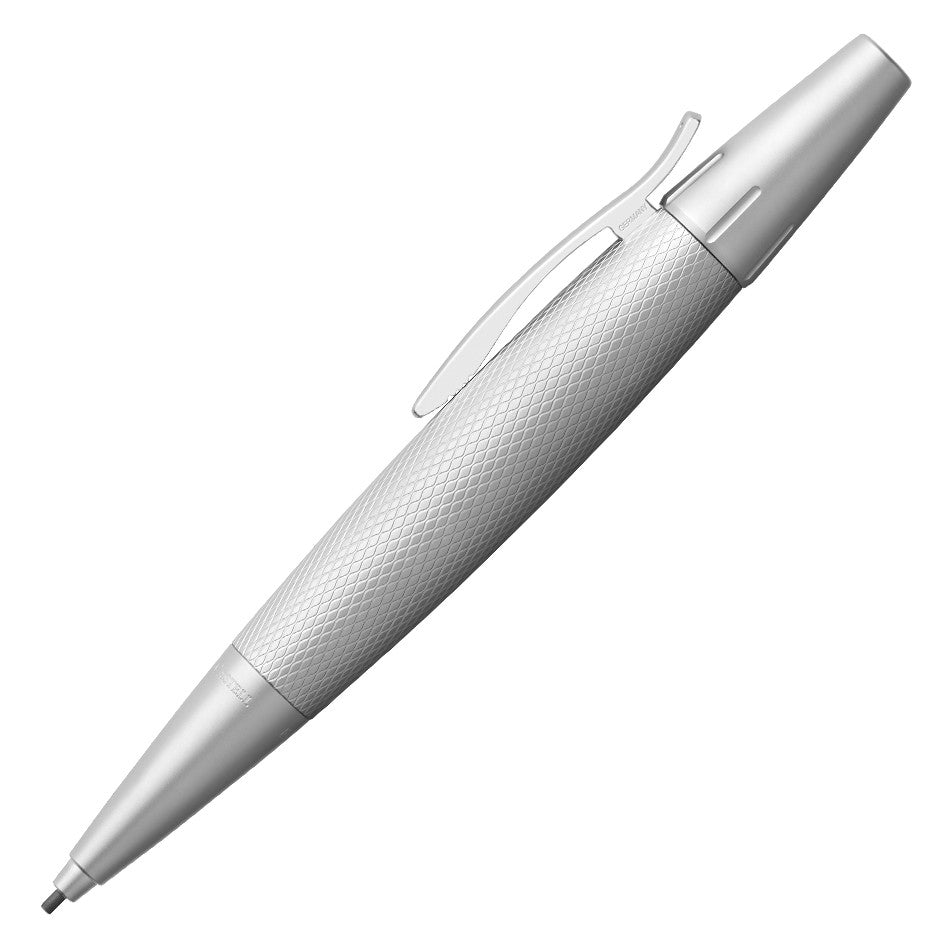 Faber-Castell e-motion Pencil Pure Silver by Faber-Castell at Cult Pens