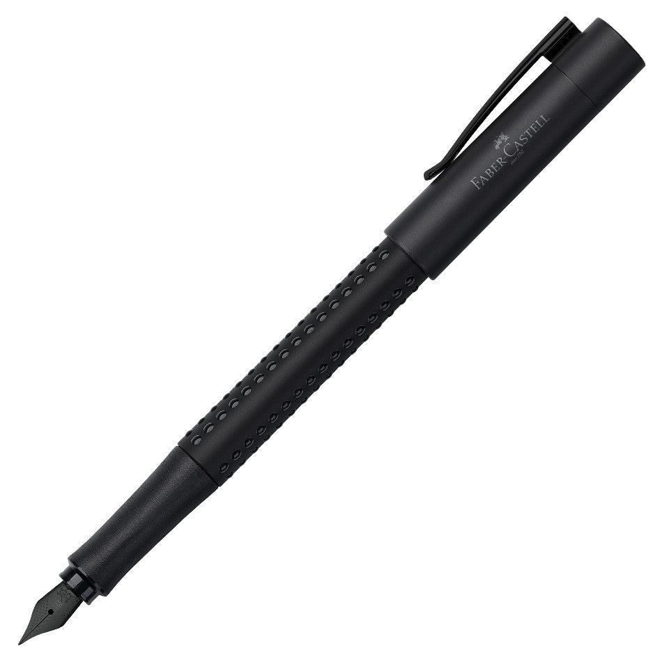 Faber-Castell Grip Fountain Pen Limited Edition All Black by Faber-Castell at Cult Pens