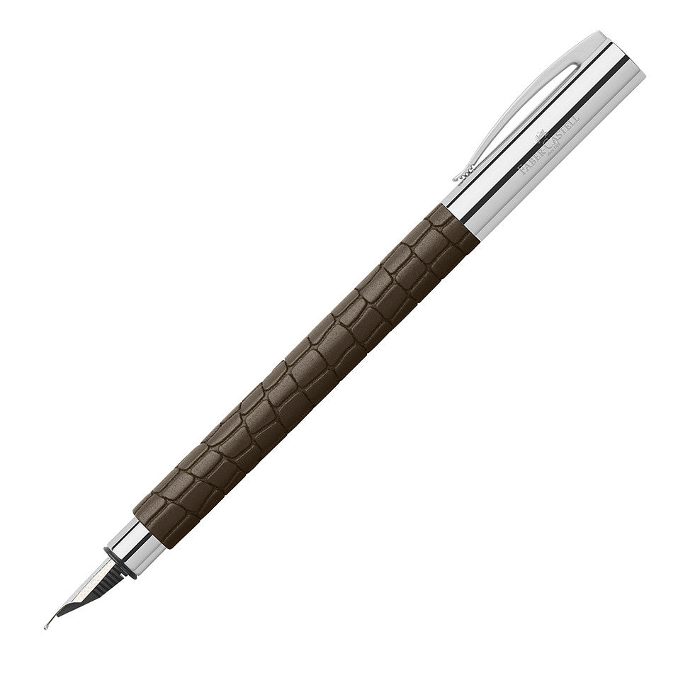 Faber-Castell Ambition 3D Fountain Pen Croco by Faber-Castell at Cult Pens