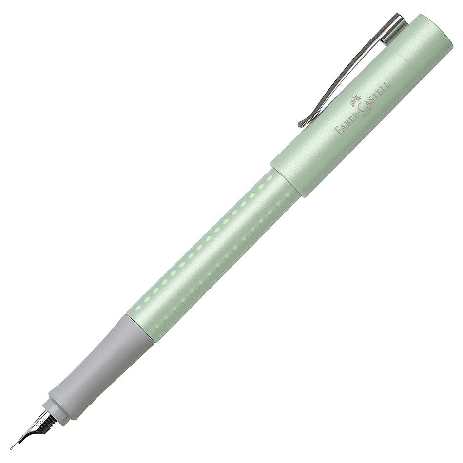 Faber-Castell Grip Pearl Edition Fountain Pen Mint by Faber-Castell at Cult Pens