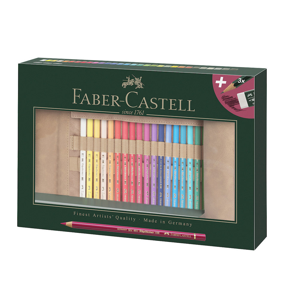 Faber-Castell Polychromos Colouring Pencil Roll by Faber-Castell at Cult Pens