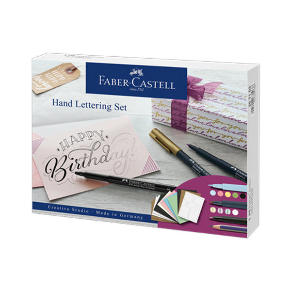 Faber-Castell Pitt Artist Pen Hand Lettering Set by Faber-Castell at Cult Pens