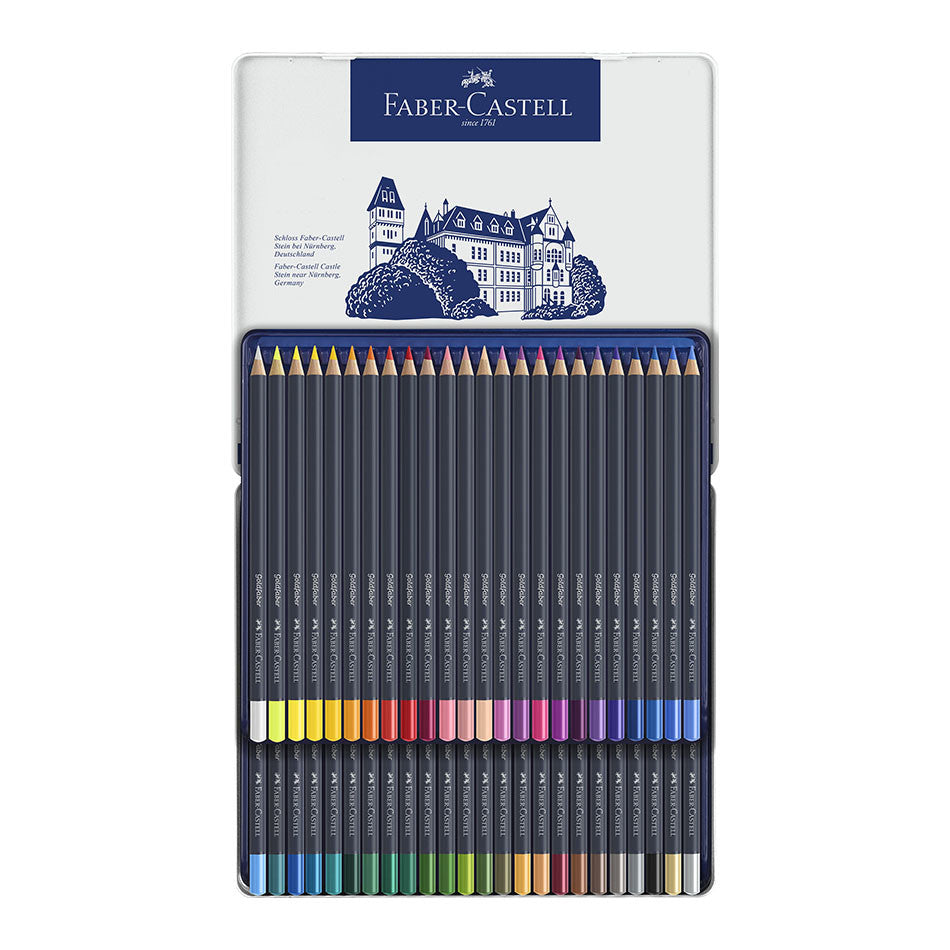 Faber-Castell Goldfaber Colour Pencils Tin of 48 by Faber-Castell at Cult Pens