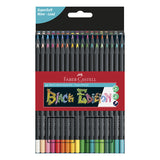Faber-Castell Colour Pencils Black Edition Set of 36 by Faber-Castell at Cult Pens