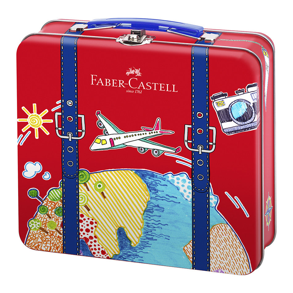 Faber-Castell Connector Pen Travel Suitcase of 40 by Faber-Castell at Cult Pens