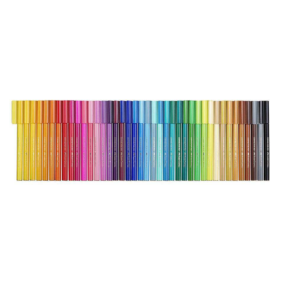 Faber-Castell Connector Pen Travel Suitcase of 40 by Faber-Castell at Cult Pens