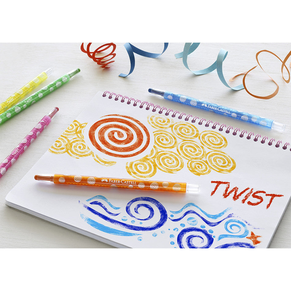 Faber-Castell Twistable Wax Crayons Set of 24 by Faber-Castell at Cult Pens
