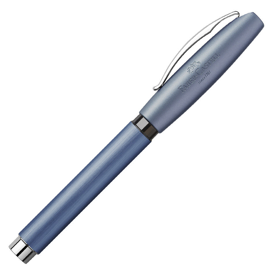 Faber-Castell Essentio Aluminium Rollerball Pen Blue by Faber-Castell at Cult Pens