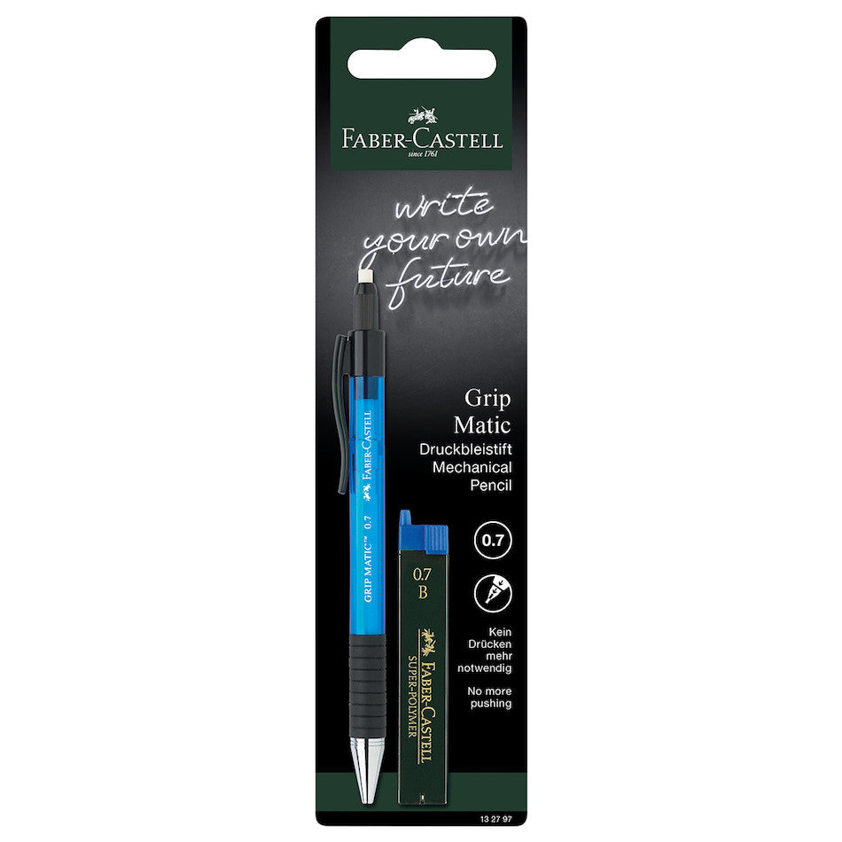 Faber-Castell Grip-matic 1377 0.7mm Mechanical Pencil + Leads by Faber-Castell at Cult Pens