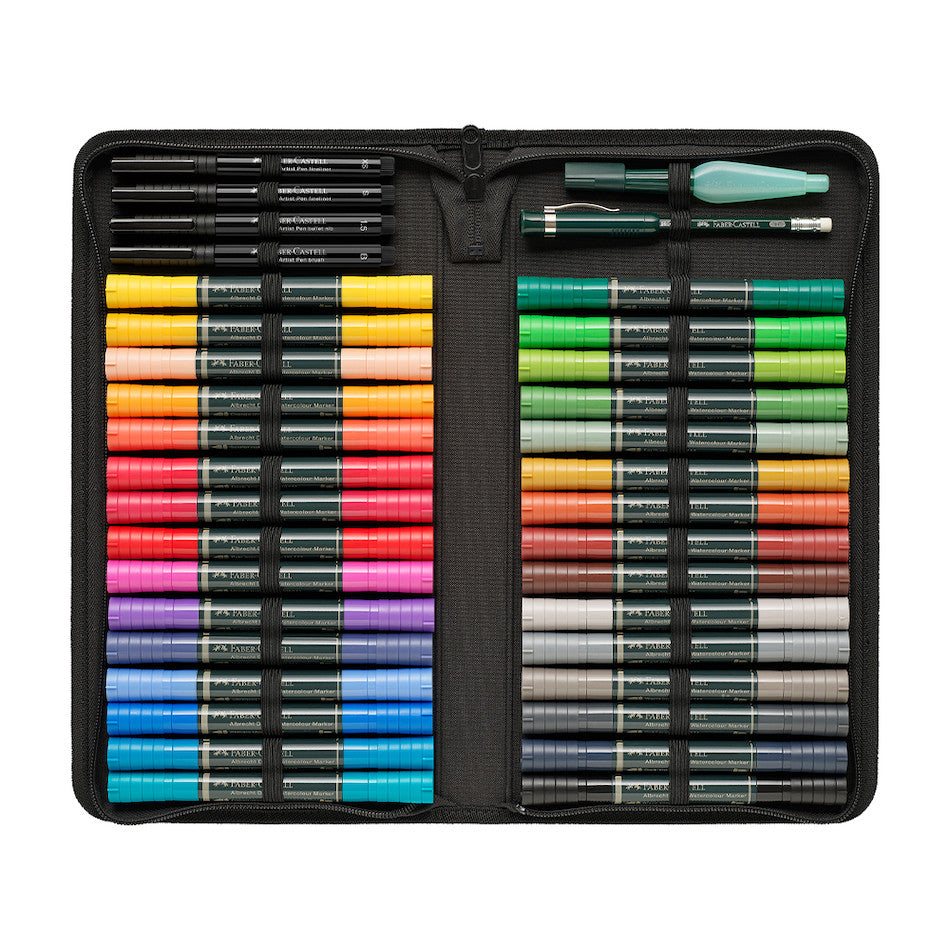 Faber-Castell Albrecht Durer Watercolour Markers Outdoor Set of 30 by Faber-Castell at Cult Pens