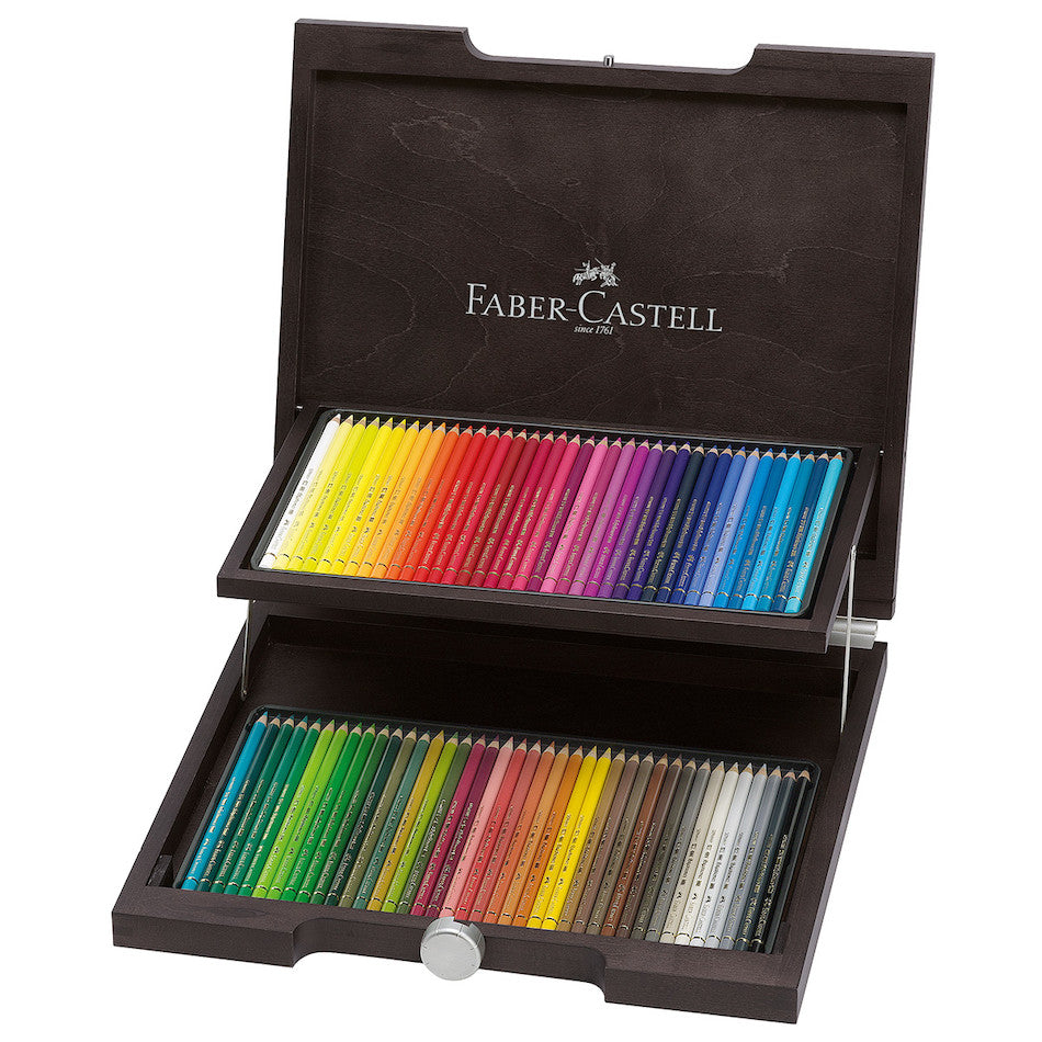 Faber-Castell Polychromos Pencils Wooden Case of 72 by Faber-Castell at Cult Pens