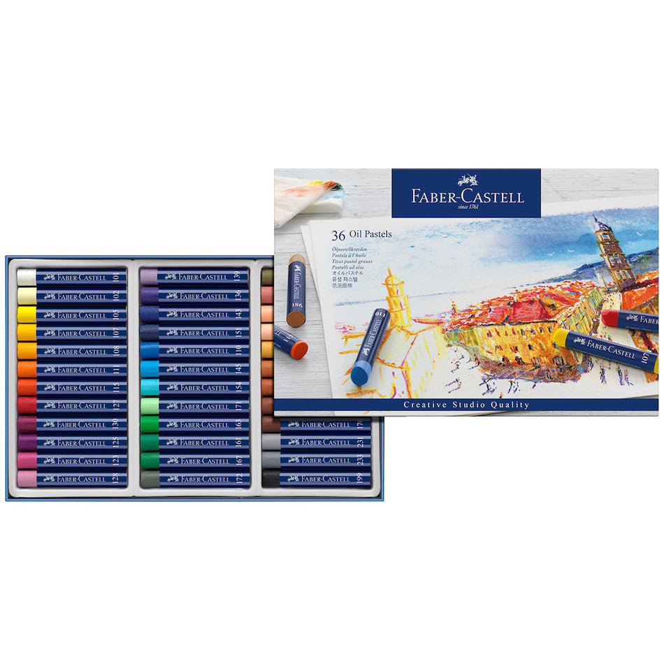 Faber-Castell Creative Studio Oil Pastels Box of 36 by Faber-Castell at Cult Pens