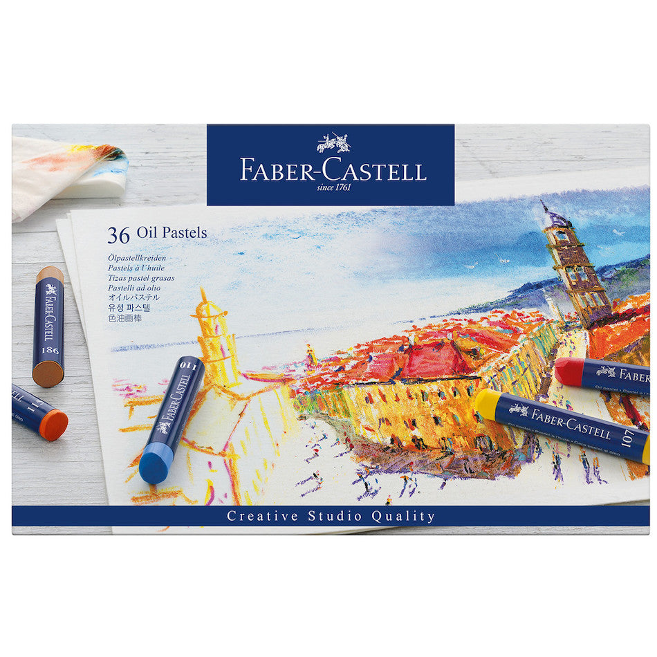 Faber-Castell Creative Studio Oil Pastels Box of 36 by Faber-Castell at Cult Pens